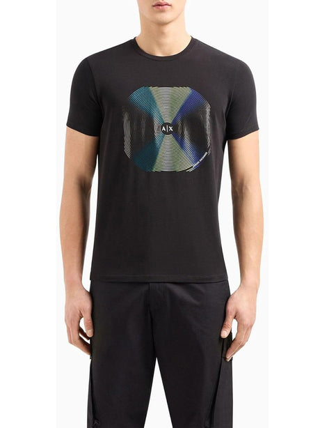 T-Shirt Armani Exchange Uomo Nero