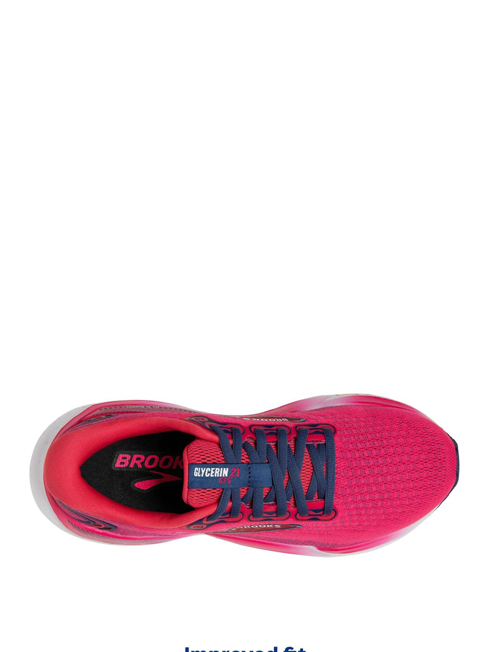 Scarpe Running Brooks Donna Glycerin Gts 21 Rosa Brooks Angolo dello Sport
