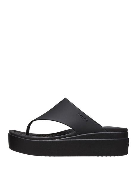 Infradito Crocs Donna Brooklyn Flip Nero Crocs  Angolo dello Sport
