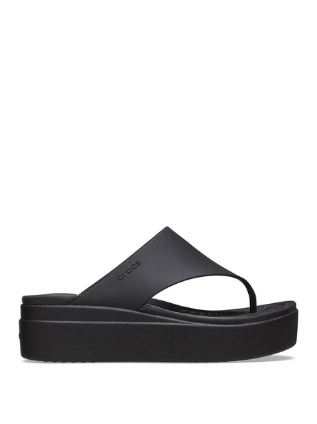 Infradito Crocs Donna Brooklyn Flip Nero Crocs  Angolo dello Sport