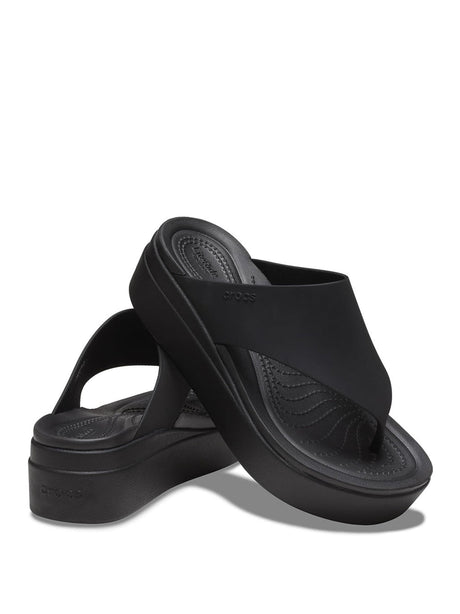 Infradito Crocs Donna Brooklyn Flip Nero Crocs  Angolo dello Sport