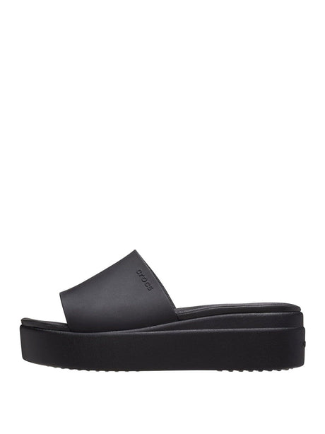 Ciabatte Crocs Donna Brooklyn Slide Nero Crocs  Angolo dello Sport