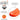 Accessori Sportivi FOOTGEL Unisex solette multi-sport Arancione