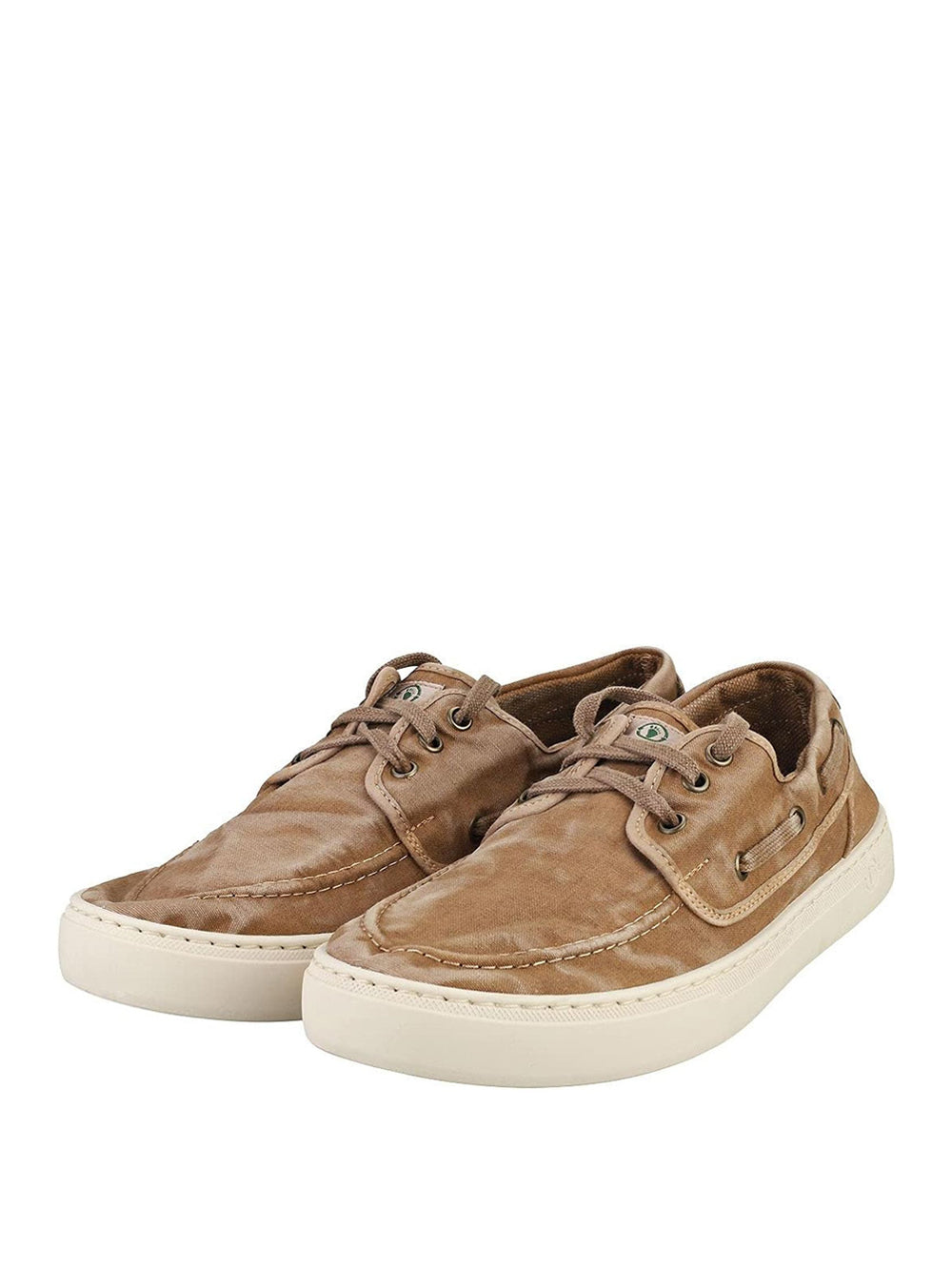 Scarpe In Tela Natural World Uomo Nautico Enzimatico Beige Natural World  Angolo dello Sport