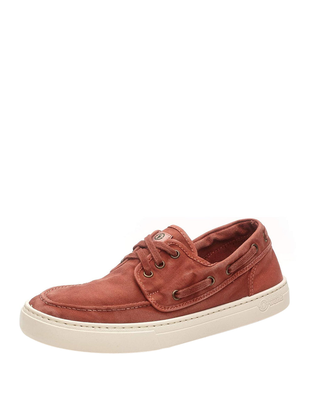 Scarpe In Tela Natural World Uomo Nautico Enzimatico Rosso Natural World  Angolo dello Sport