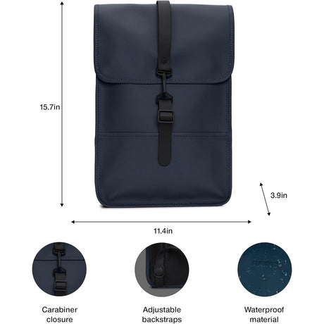 Zaino Rains Unisex Mini Navy Rains  Angolo dello Sport