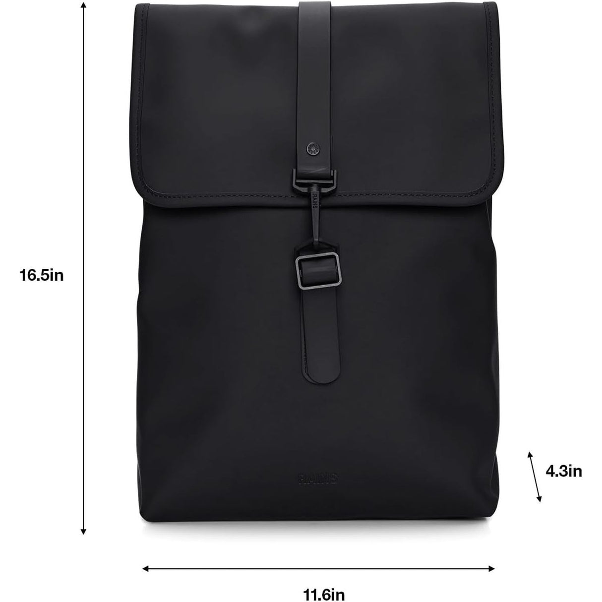 Zaino RAINS Unisex Nero