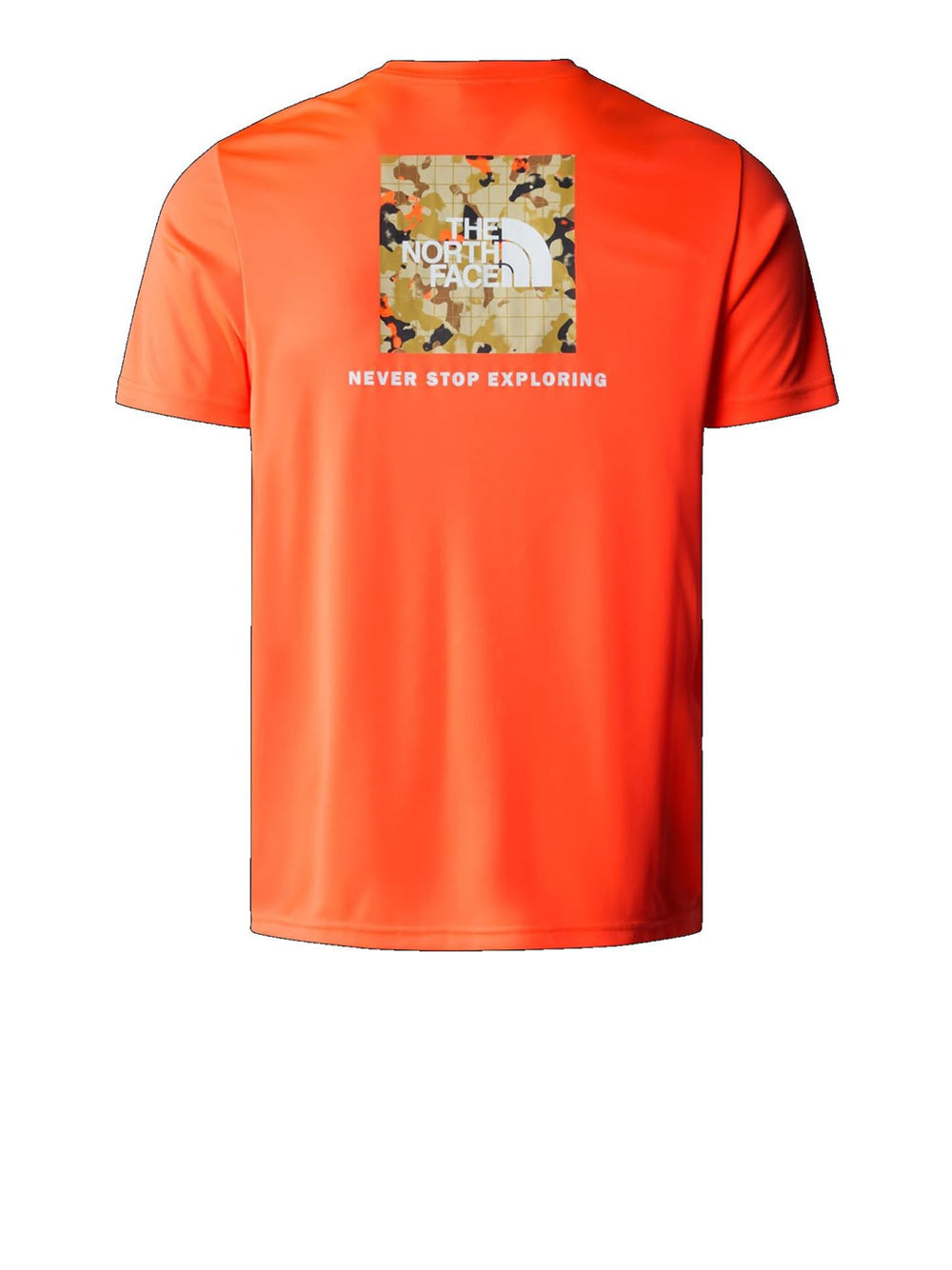 T-Shirt Sportiva The North Face Uomo Reaxion Red Arancione The North Face  Angolo dello Sport