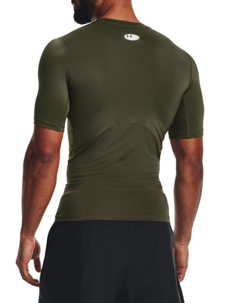 T-Shirt Sportiva Under Armour Uomo Ua Hg Comp Verde