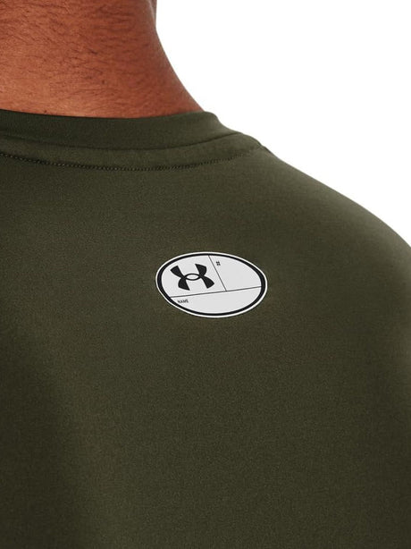 T-Shirt Sportiva Under Armour Uomo Ua Hg Comp Verde