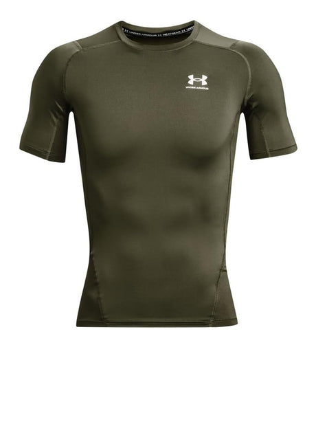 T-Shirt Sportiva Under Armour Uomo Ua Hg Comp Verde