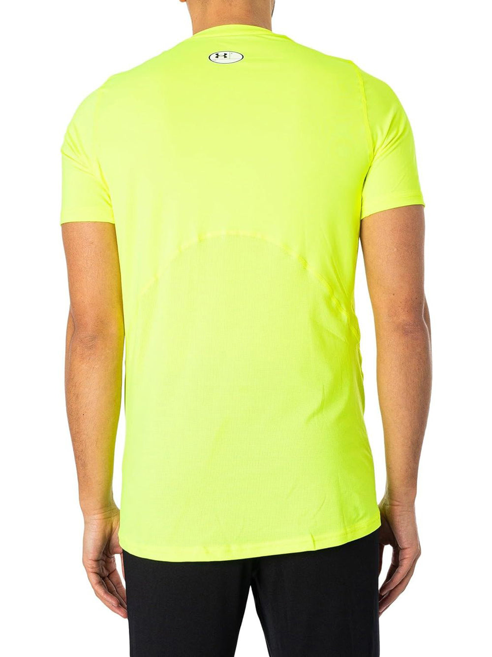 T-Shirt Sportiva Under Armour Uomo Ua Hg Fitted Limone