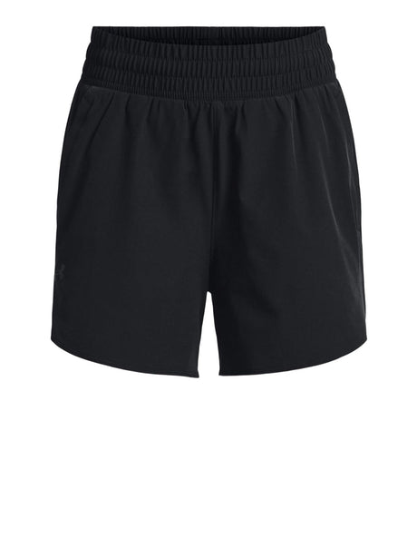 Pantaloncino Sportivo Under Armour Donna Flex Woven 5in Nero Under Armour  Angolo dello Sport