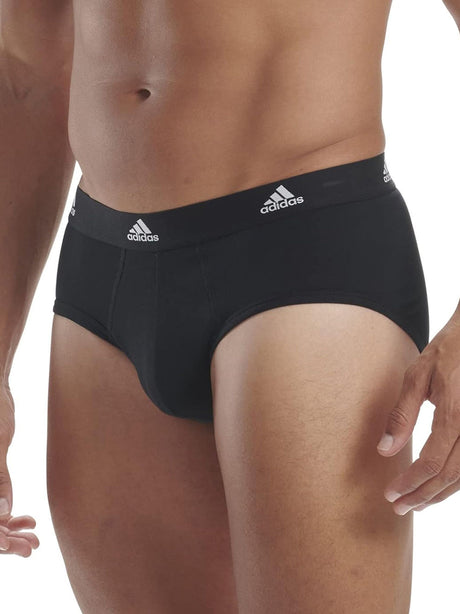 Intimo Adidas Uomo Afc - 3pk Brief Nero Adidas  Angolo dello Sport