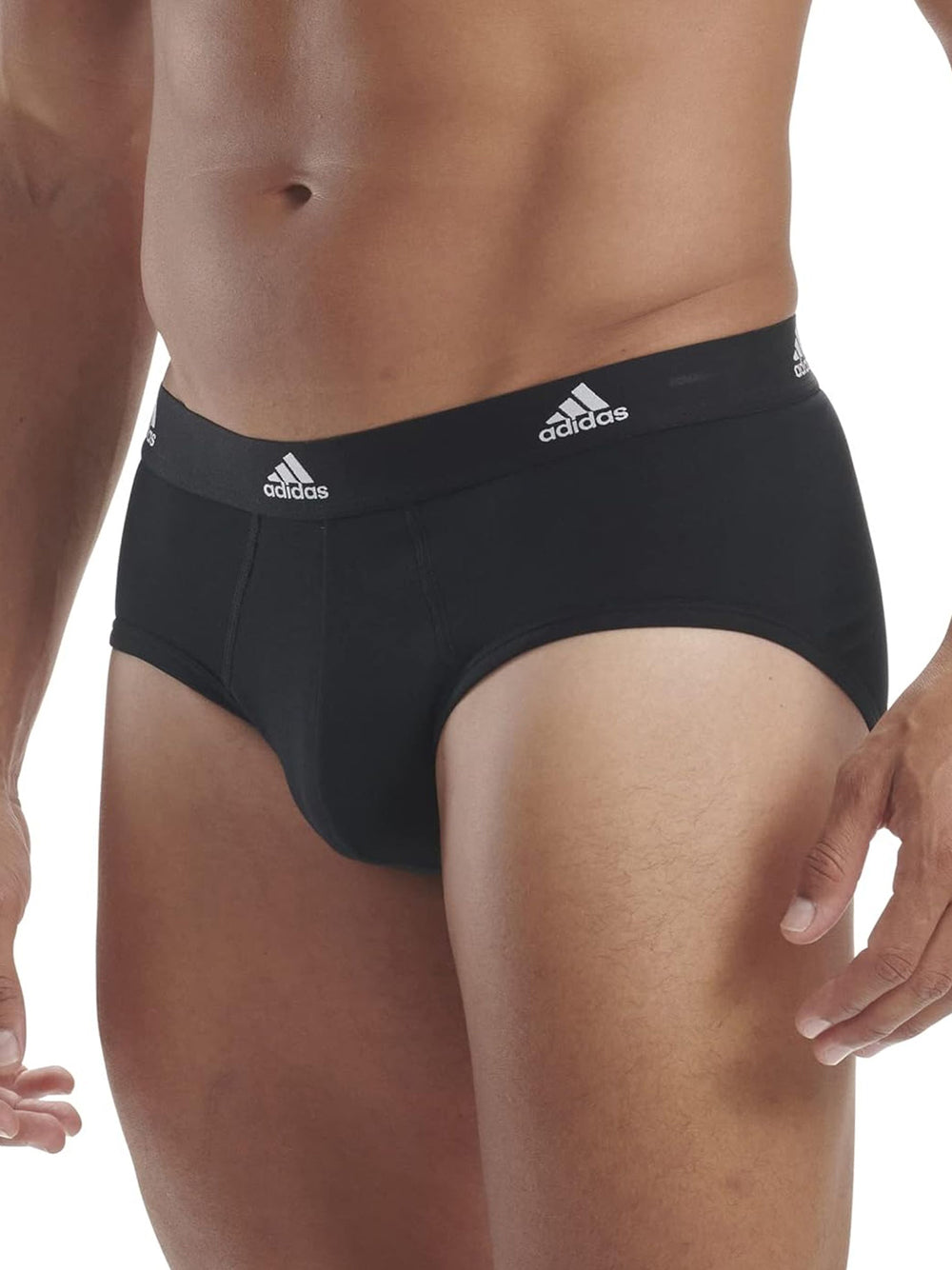 Intimo Adidas Uomo Afc - 3pk Brief Nero Adidas Angolo dello Sport