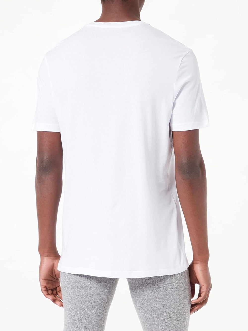 T-Shirt Adidas Uomo Acrc - 3pk V Neck T-Shirt Bianco Adidas Angolo dello Sport