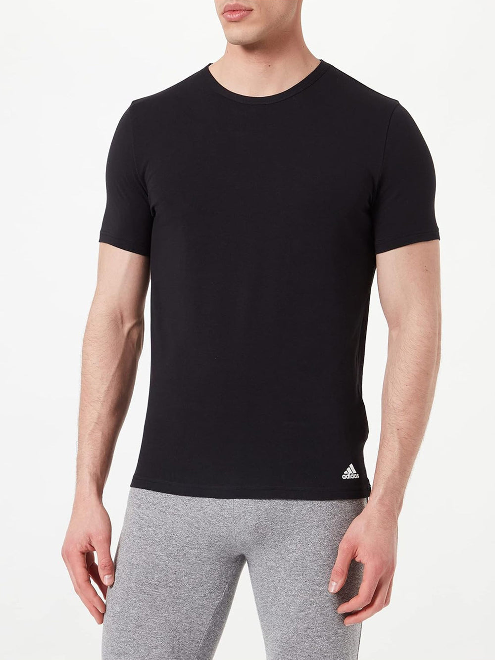 T-Shirt Adidas Uomo Afc - 2pk Crew NeckT-Shirt Nero Adidas Angolo dello Sport