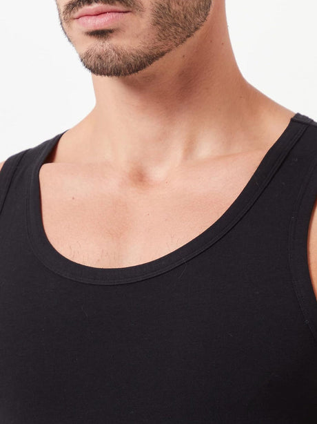 Canottiera Adidas Uomo Afc - 2pk Tank Top Nero Adidas  Angolo dello Sport
