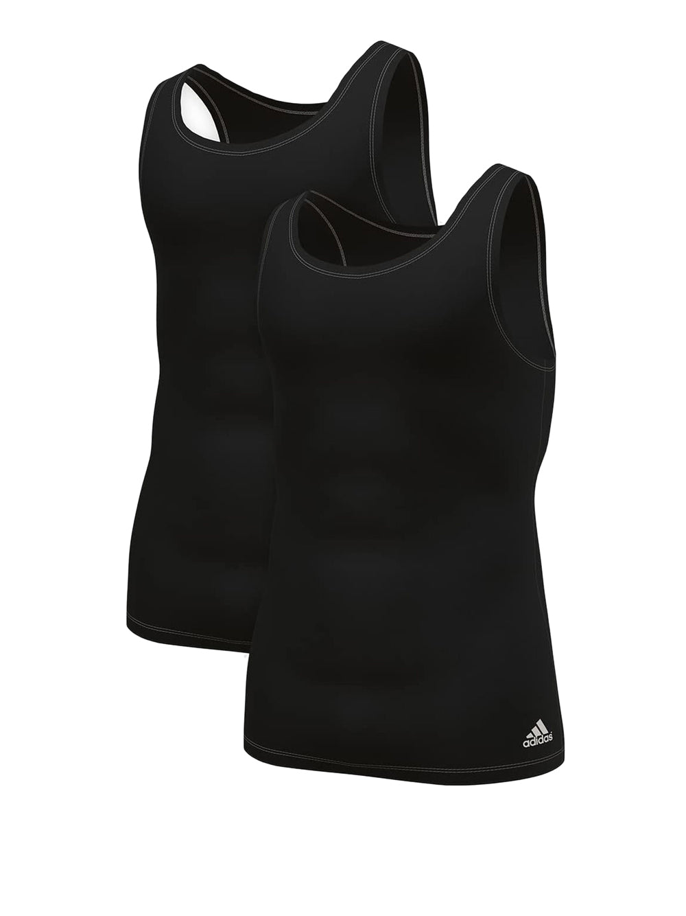 Canottiera Adidas Uomo Afc - 2pk Tank Top Nero Adidas Angolo dello Sport