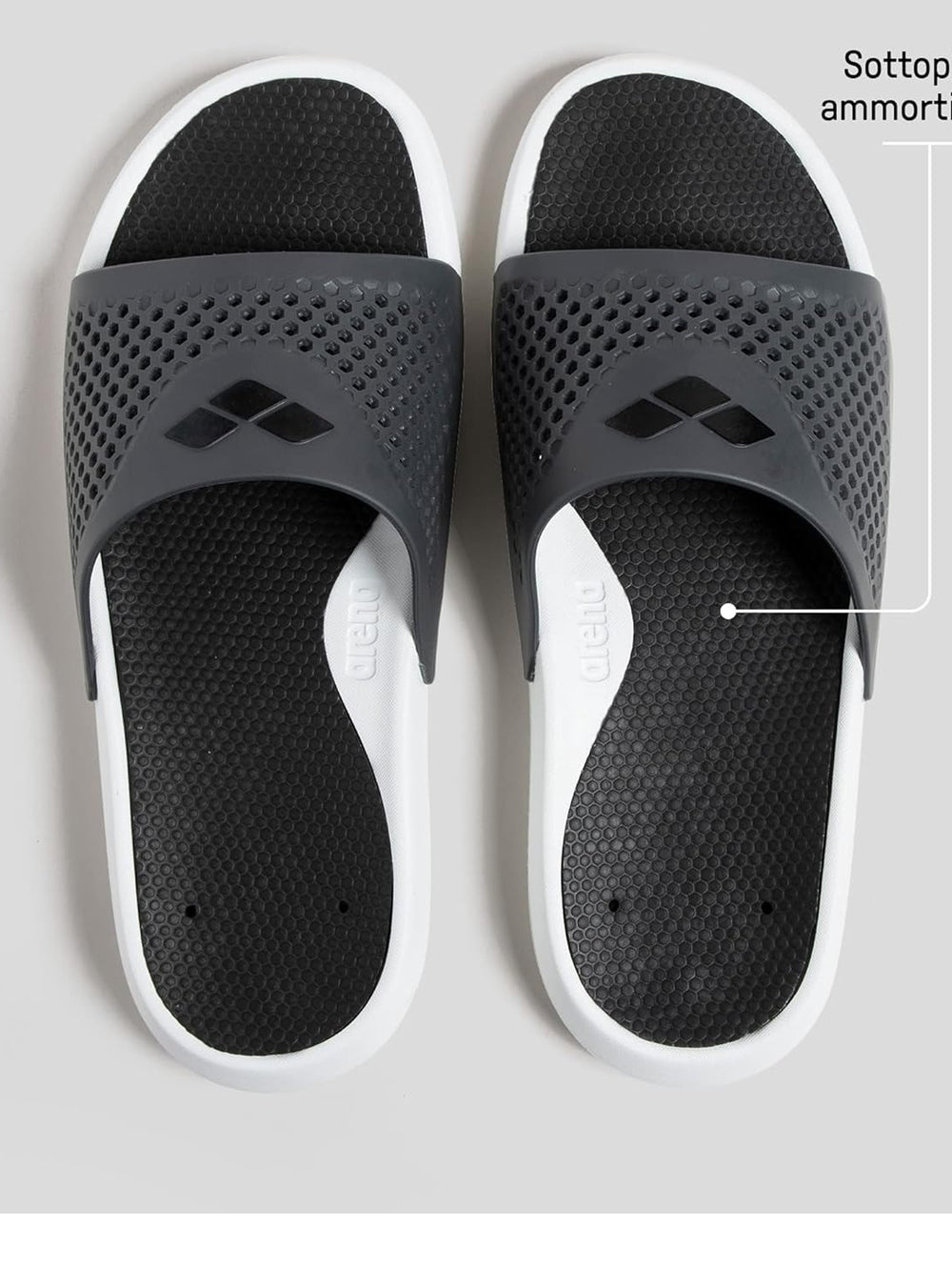 Ciabatte Arena Uomo Bruno Nero Arena Angolo dello Sport