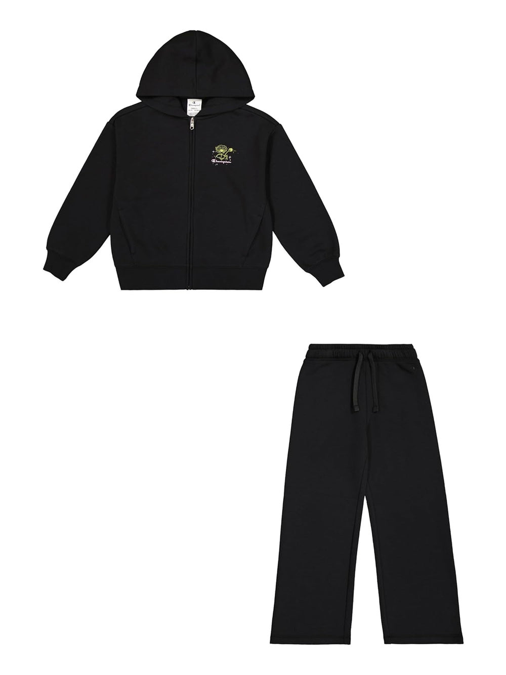 Tuta Champion Bambina Nero Champion Angolo dello Sport