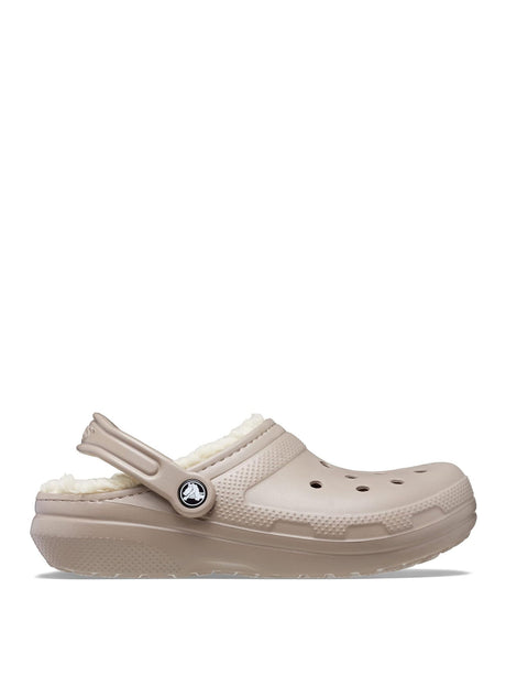 Ciabatte Crocs Unisex Classic Lined Clog Marrone Crocs  Angolo dello Sport