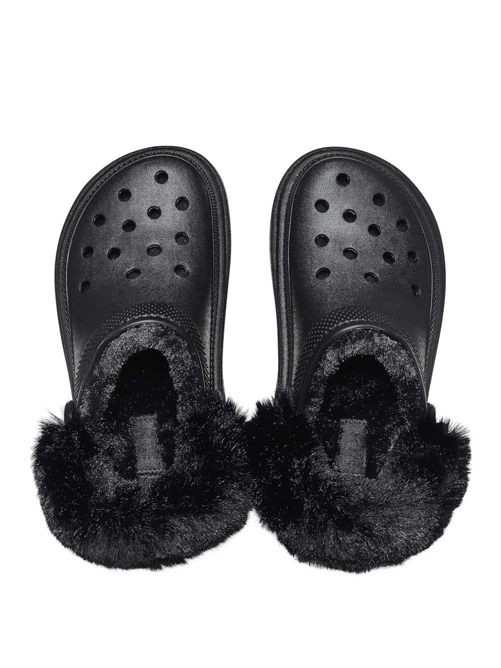 Ciabatte Crocs Unisex Stomp Lined Clog Nero Crocs Angolo dello Sport