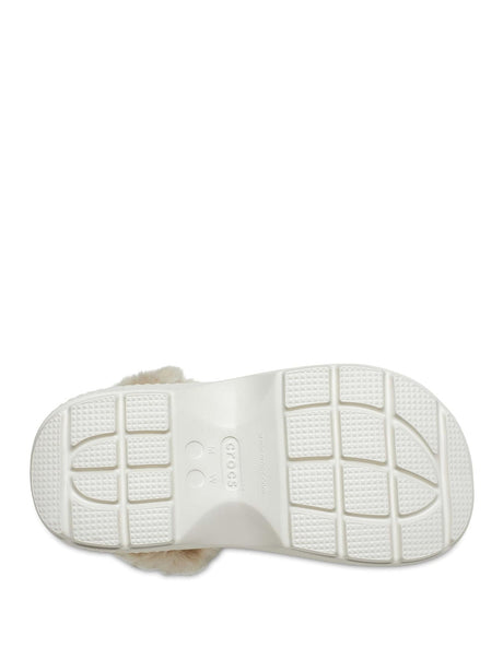 Ciabatte Crocs Unisex Stomp Lined Clog Bianco Crocs  Angolo dello Sport