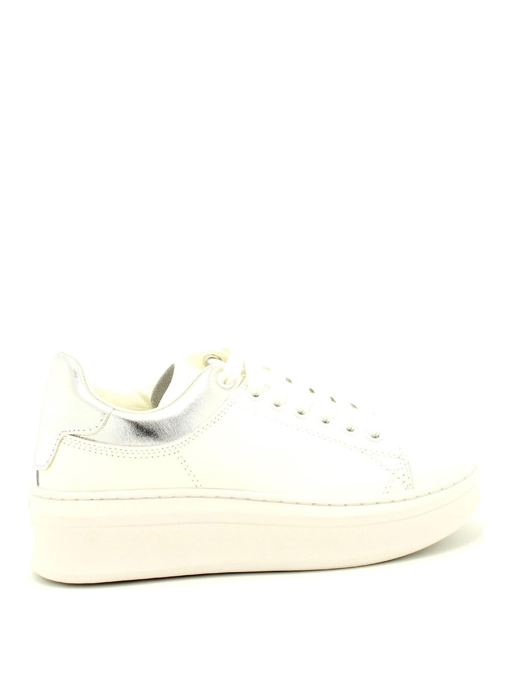 Sneakers Gaelle Donna Addict In Action Leather Con Inserti In Laminato Argento Gaelle  Angolo dello Sport