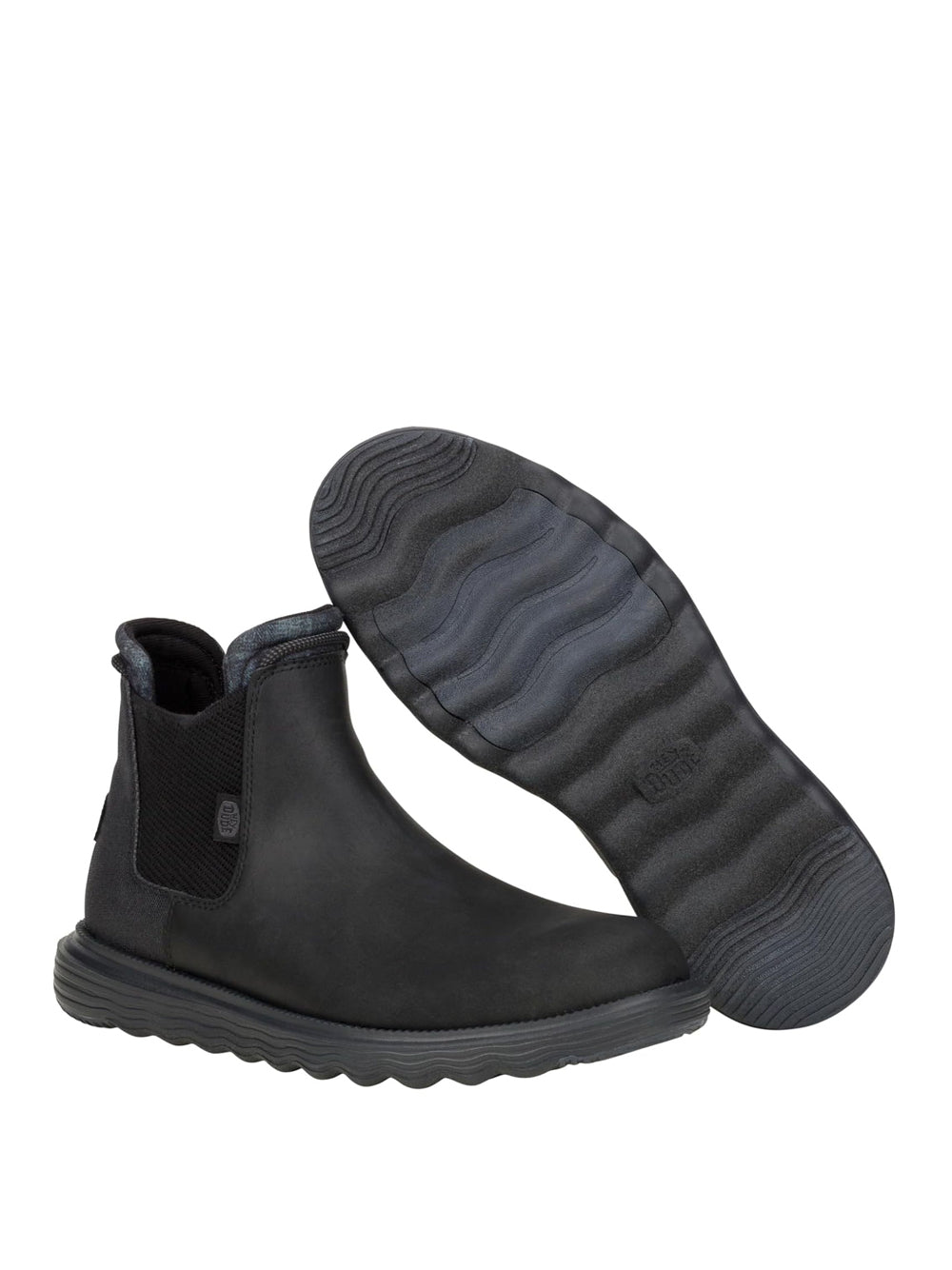 Stivaletti Hey Dude Uomo Branson Classic Nero Hey Dude Angolo dello Sport