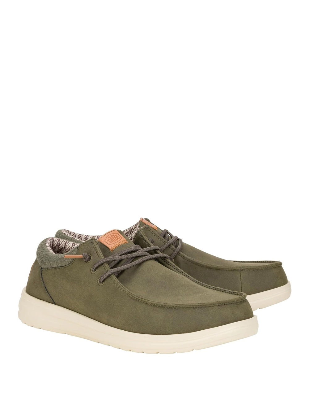 Mocassini Hey Dude Uomo Wally Grip Classic Verde Hey Dude  Angolo dello Sport