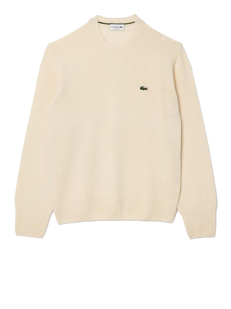 Pullover Lacoste Uomo Avorio Lacoste  Angolo dello Sport