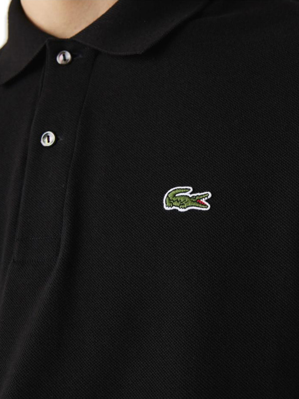 Polo Lacoste Uomo Nero Lacoste Angolo dello Sport