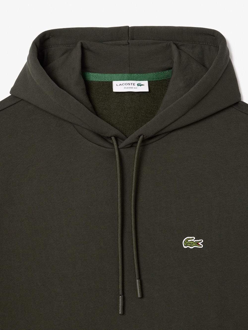 Felpa Lacoste Uomo Verde Lacoste Angolo dello Sport