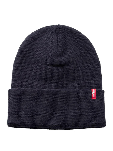 Cappello Levisacc Unisex Slouchy Red Tab Beanie Blu Levi's  Angolo dello Sport