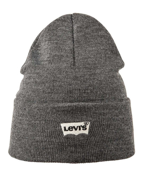 Cappello Levisacc Unisex Batwing Embroidered Slouchy Beanie Grigio Levi's  Angolo dello Sport