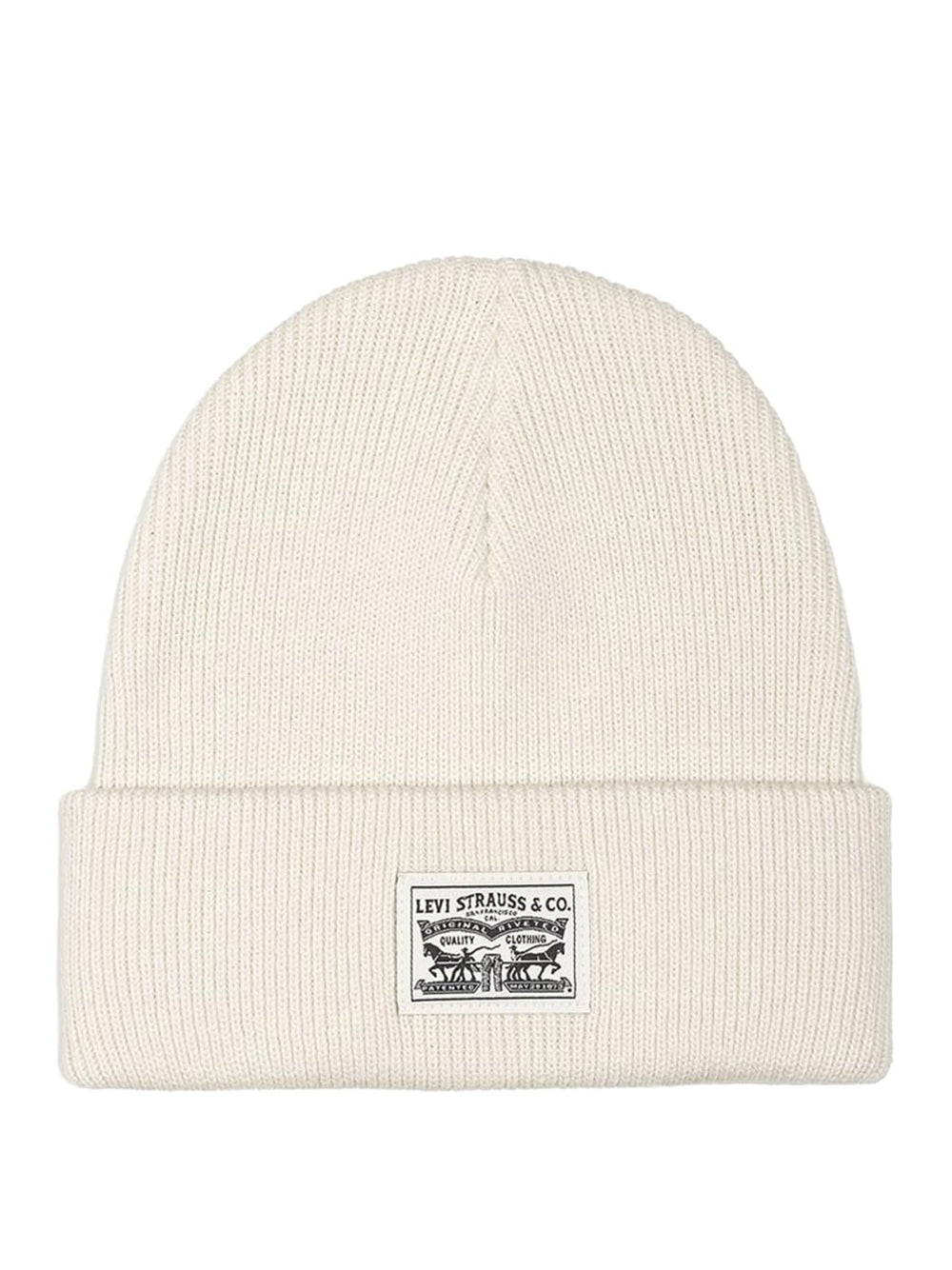Cappello Levisacc Unisex Women's Backpatch Beanie Avorio Levi's Angolo dello Sport