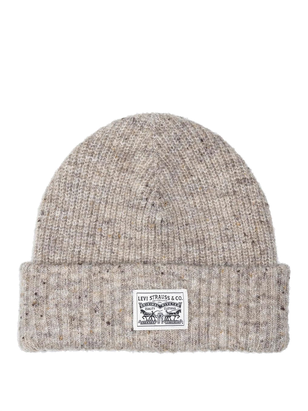 Cappello Levisacc Unisex Backpatch Beanie - Holiday Avorio