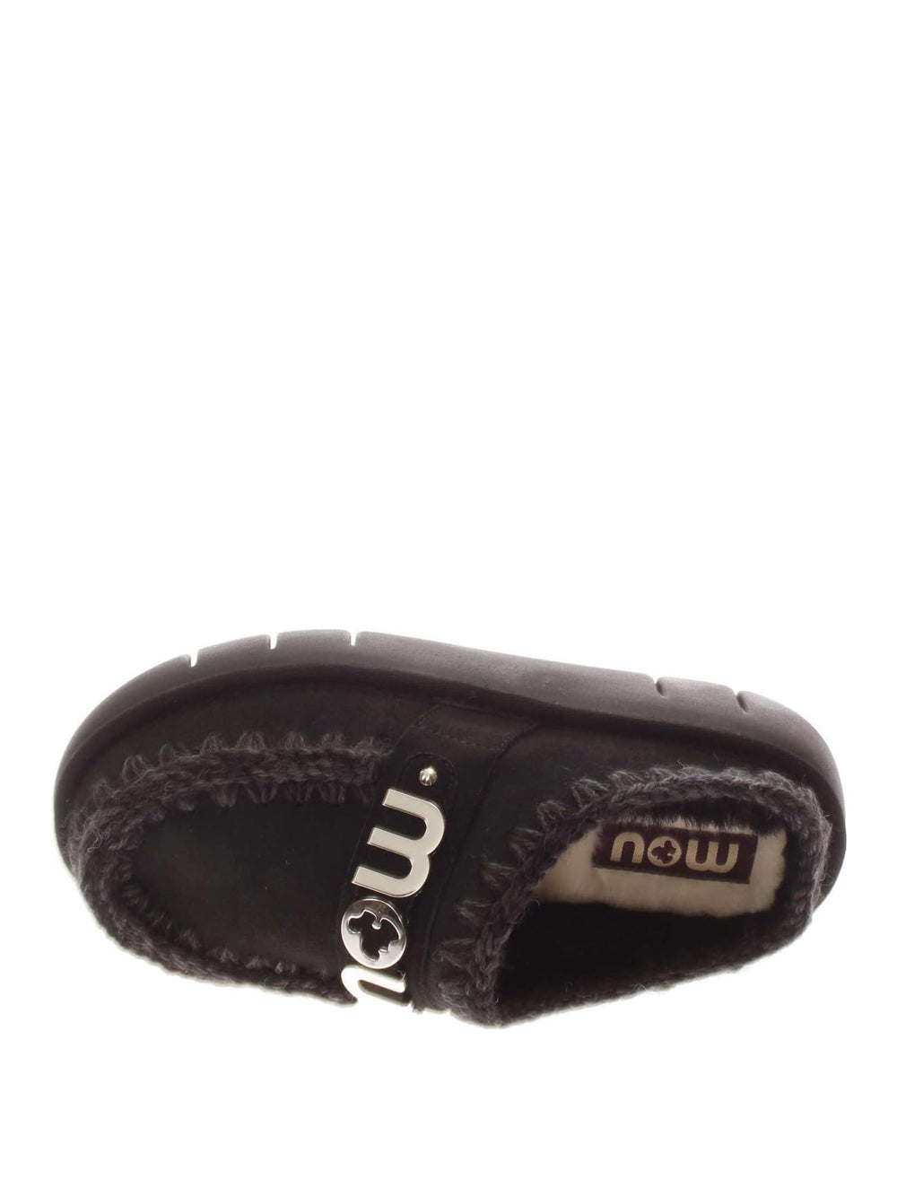 Stivaletti Mou Donna Bounce Clog Metal Logo Nero Mou Angolo dello Sport