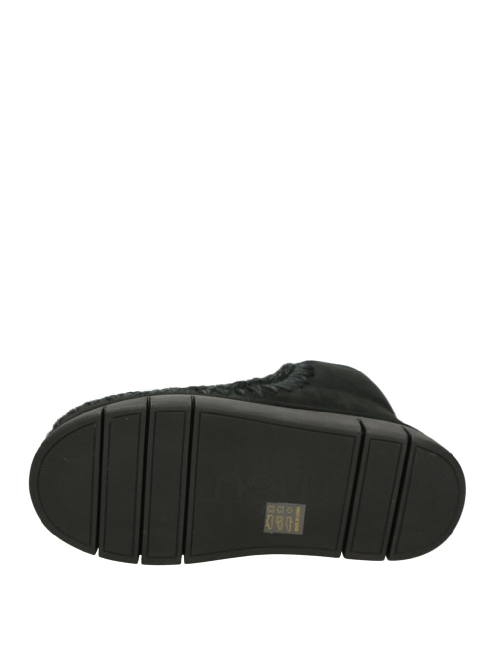 Stivaletti Mou Donna Eskimo Bounce Sneaker Nero Mou Angolo dello Sport