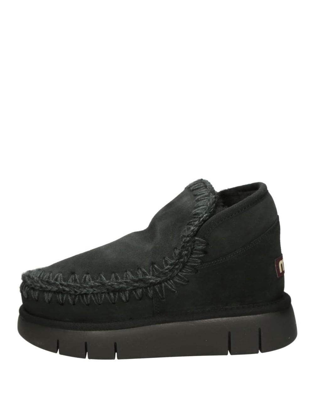 Stivaletti Mou Donna Eskimo Bounce Sneaker Nero Mou Angolo dello Sport