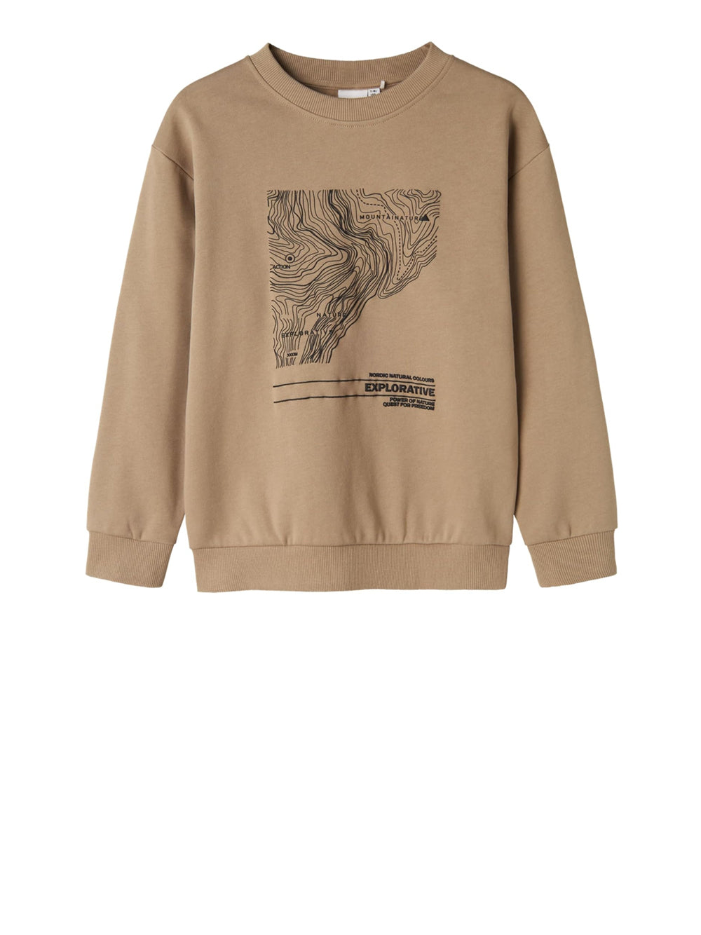 Felpa Name It Bambino Nefiks Marrone Name It Angolo dello Sport