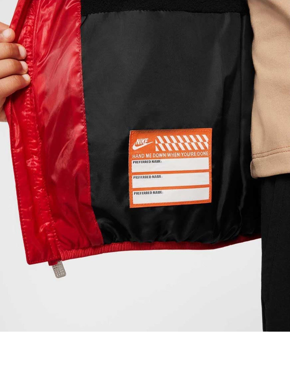 Giubbino Nike Youth Unisex Nkb Fill Quilted Rosso Nike Angolo dello Sport