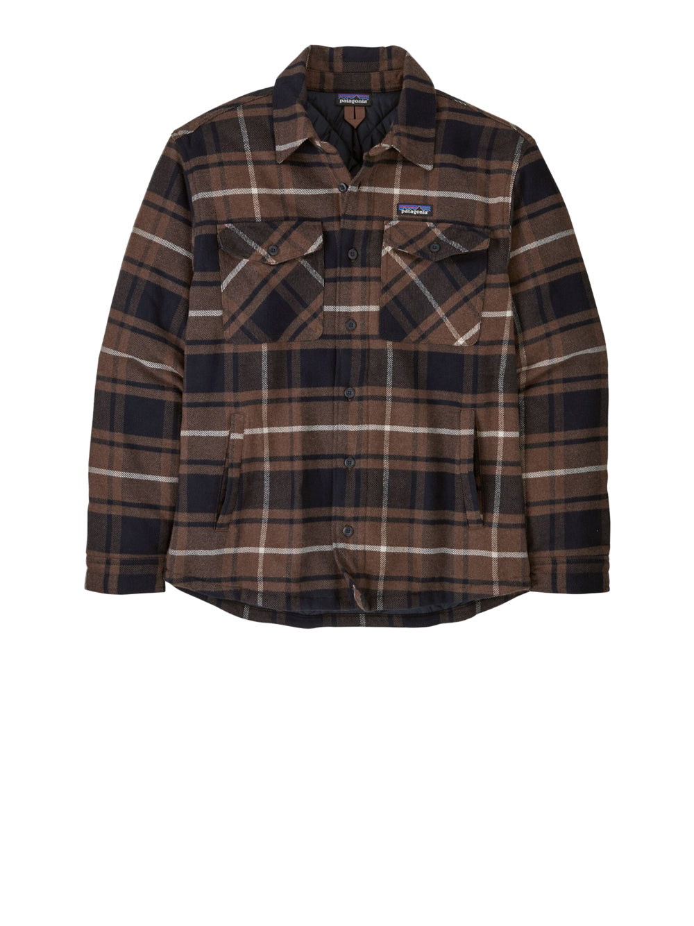 Camicia Patagonia Uomo Lw Insulated Fjord Flannel Shirt Marrone Patagonia  Angolo dello Sport