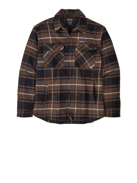 Camicia Patagonia Uomo Lw Insulated Fjord Flannel Shirt Marrone Patagonia  Angolo dello Sport