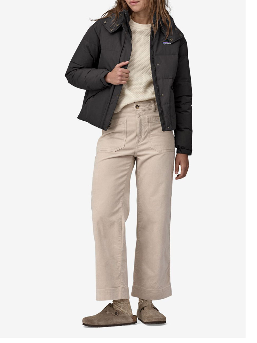 Giubbotto Patagonia Donna Downdrift Jkt Nero Patagonia  Angolo dello Sport