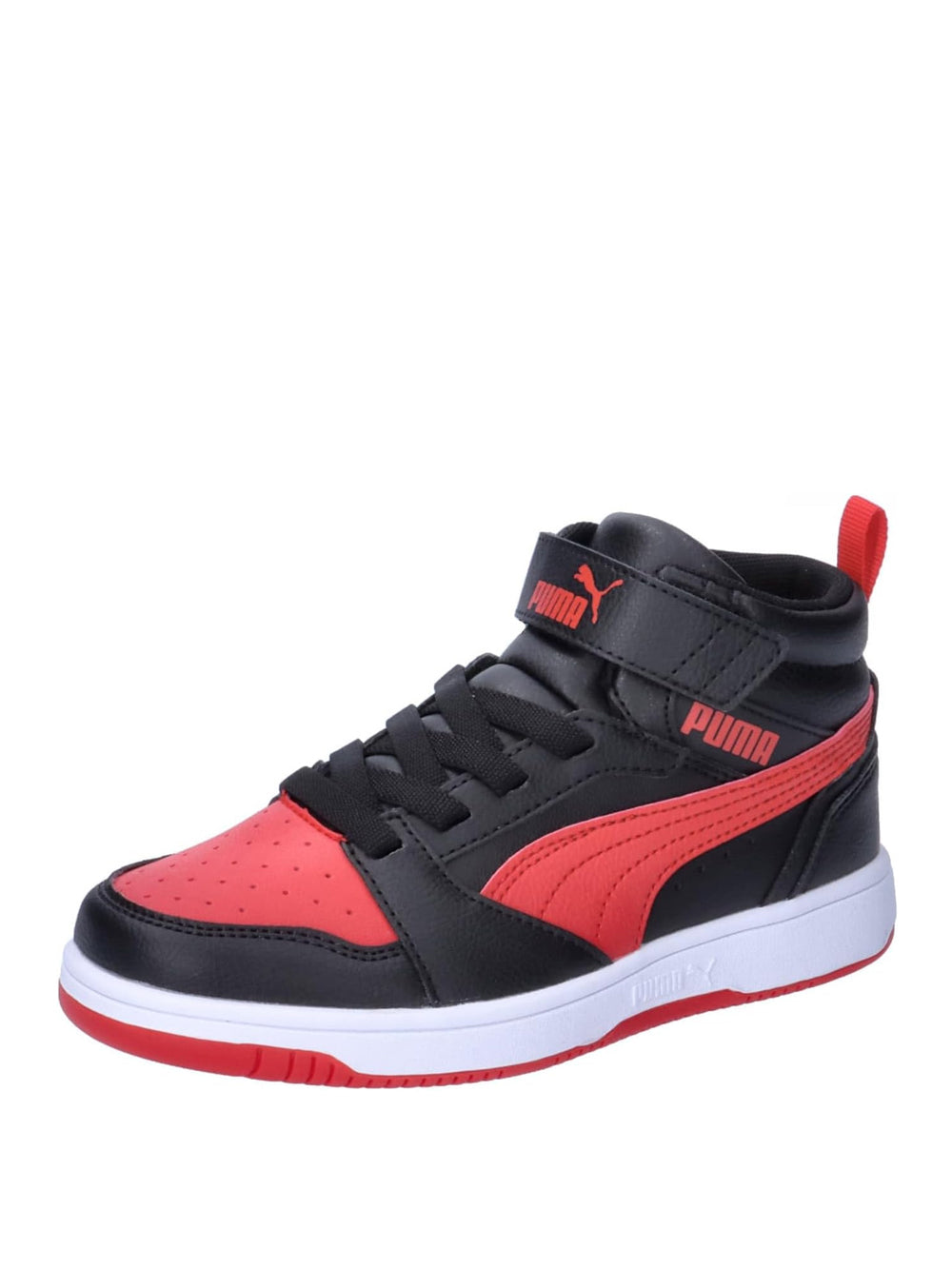 Sneakers Puma Bambino Rebound V6 Mid Ac+ Ps Rosso Puma Angolo dello Sport