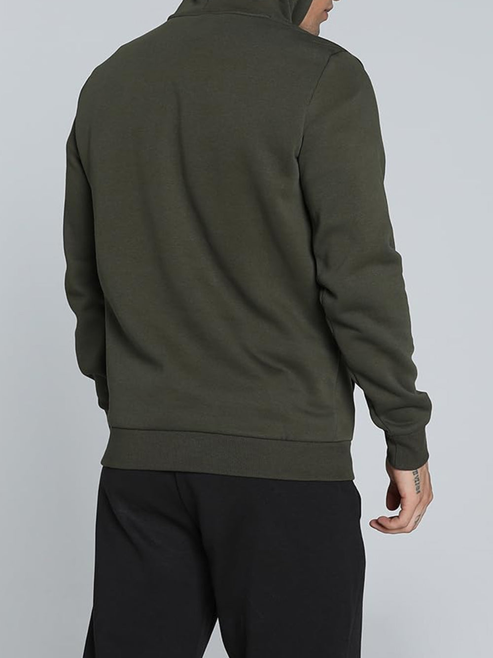 Felpa Puma Uomo Ess+ 2 Col Ig Logo Hoodie Verde Puma Angolo dello Sport