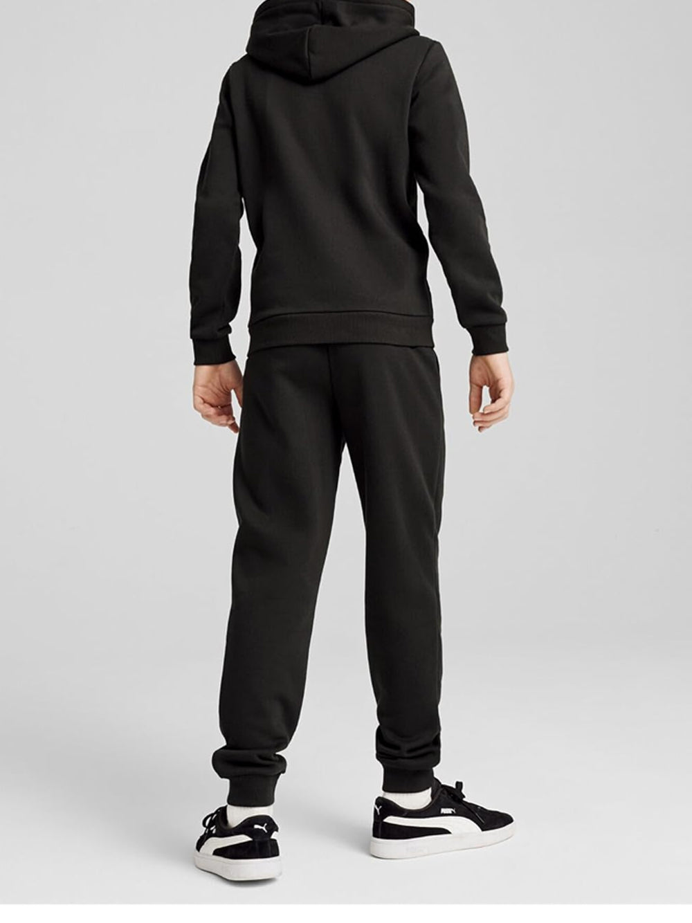 Felpa Puma Bambino Squad FulL-Zip Sweat Suit Fl B Nero Puma Angolo dello Sport