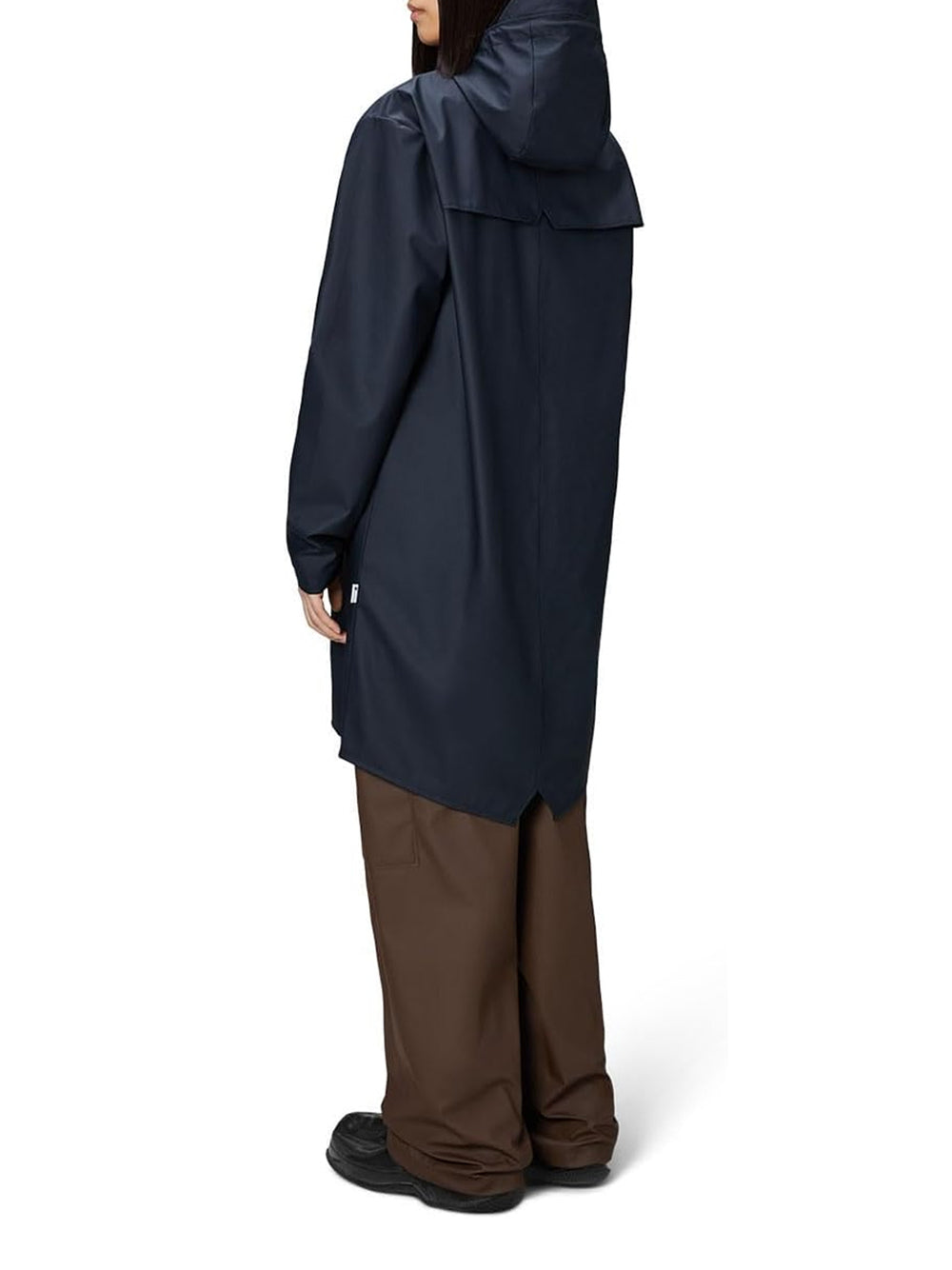 Impermeabile Rains Unisex Long Navy Rains Angolo dello Sport